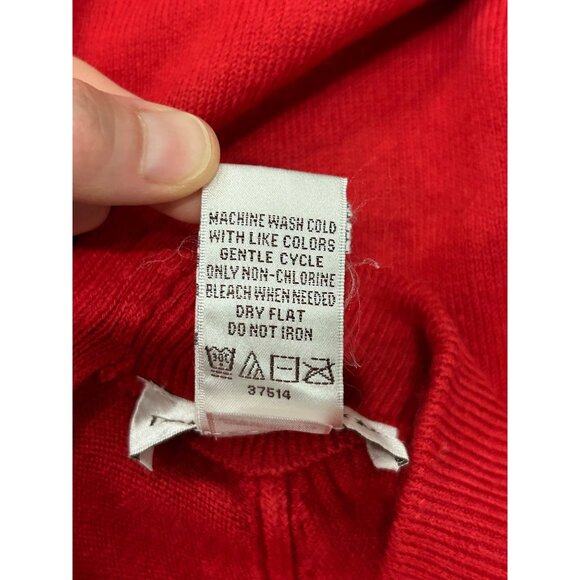 Drapers & Damons Red Mock Neck Sweater Womens Sz 1X - Picture 7 of 8